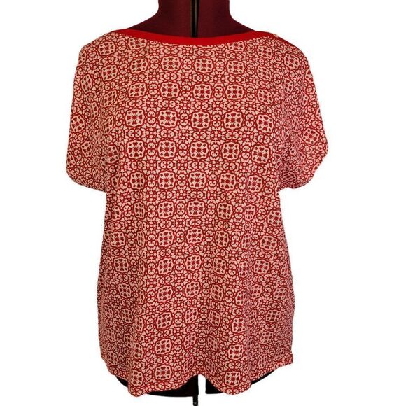 Liz Claiborne Womens Short Sleeve Top (Size XL) - Picture 1 of 7